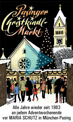 Pasinger Christkindlmarkt Plakat